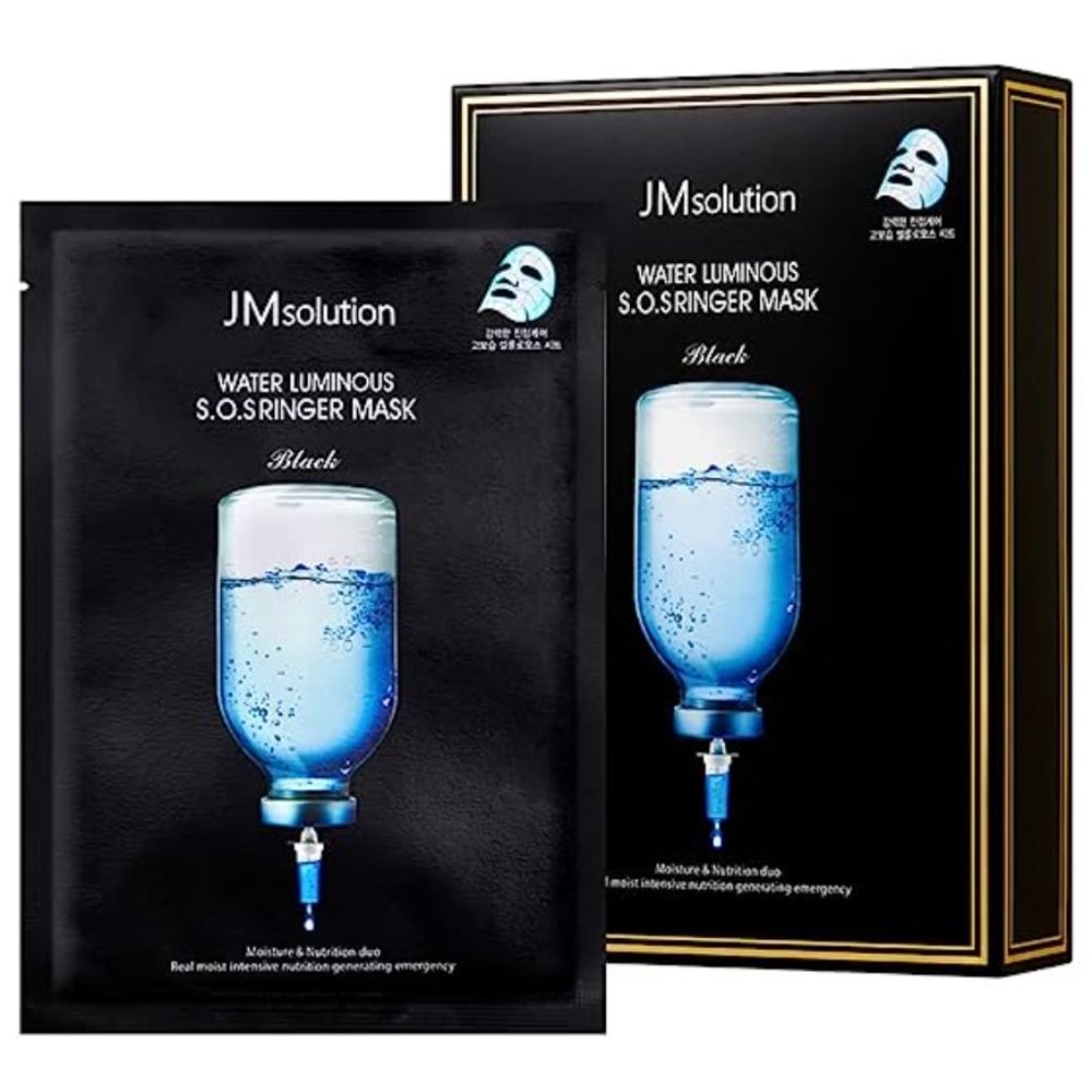 JMsolution Water Luminous Mask Black Skin Care 10 sheets🤩🤩🤩🤩🤩